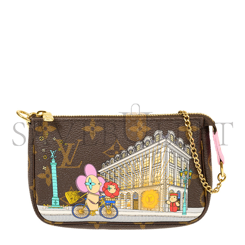 l0*is V*t0n mini double zip pochette m81760 (15.5*10.5*4cm)